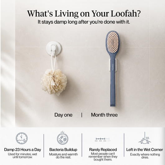 The KONO Shower Brush